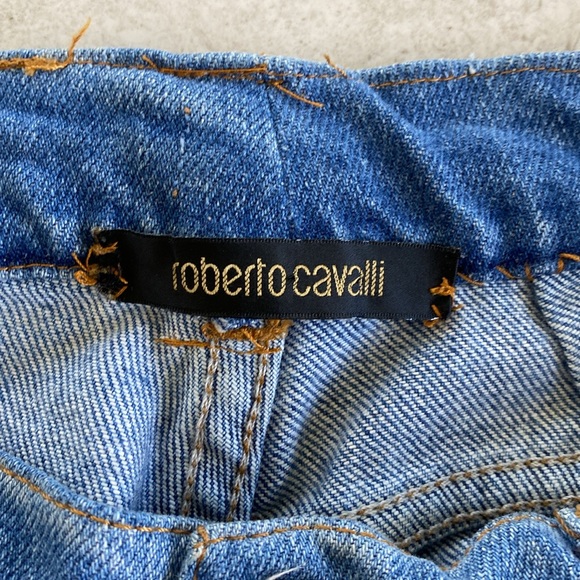 Roberto Cavalli vintage rhinestone jeans - Picture 7 of 13